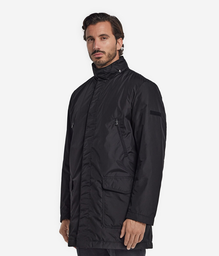 parka de tejido técnico de cachemira