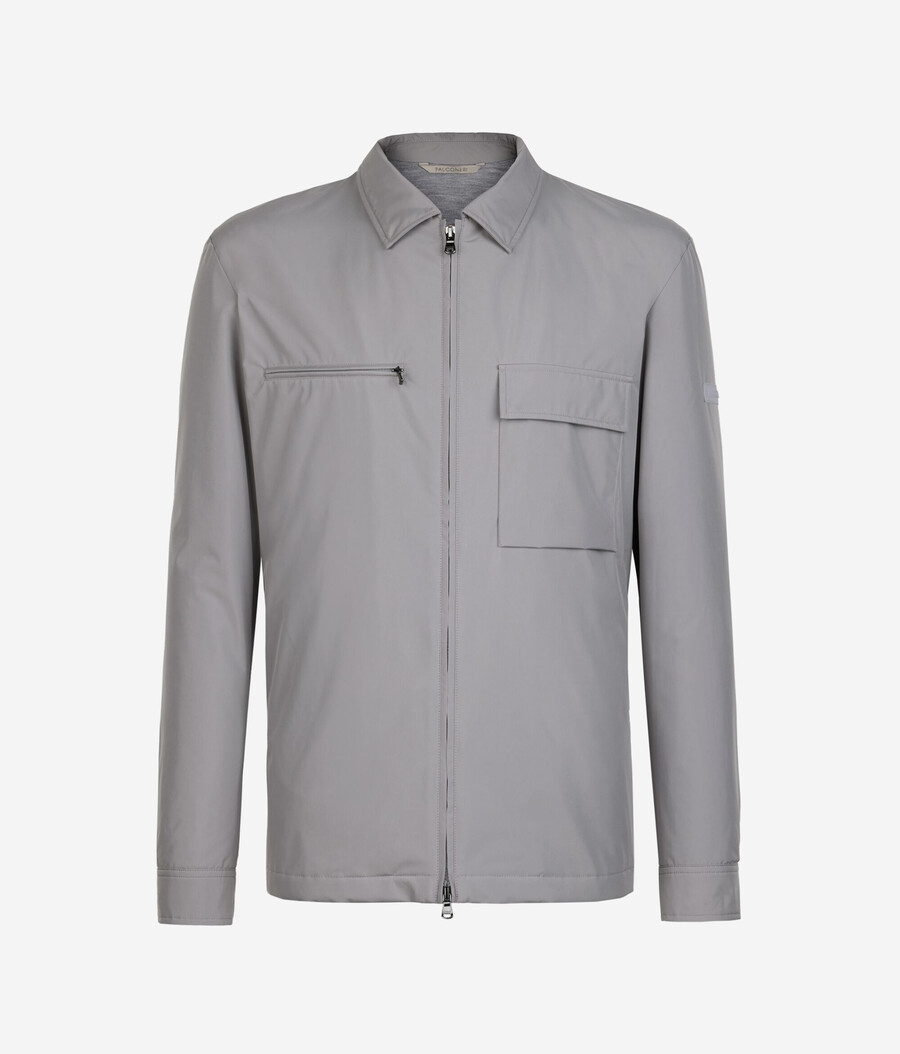 sobrecamisa técnica con cremallera