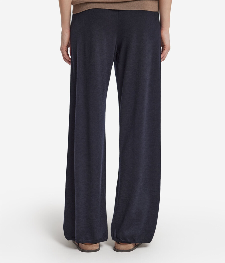 pantalones palazzo de cachemira ultrafina