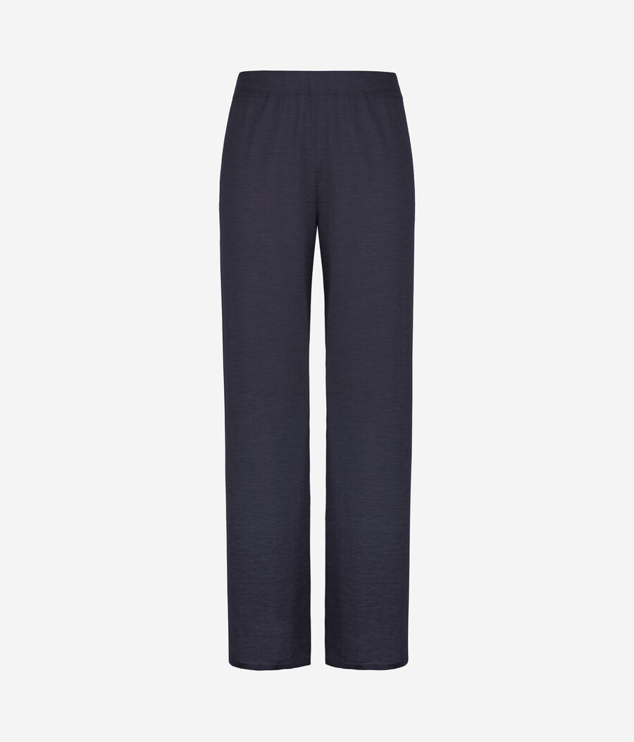 pantalones palazzo de cachemira ultrafina
